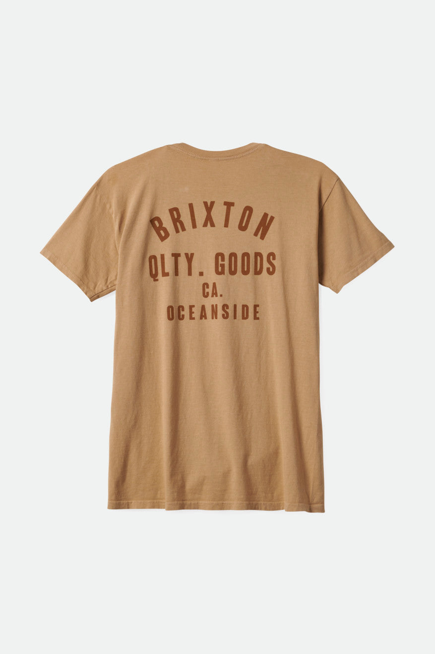 
       Brixton Woodburn Oceanside S/S Standard Tee - Mojave Garment Dye
     