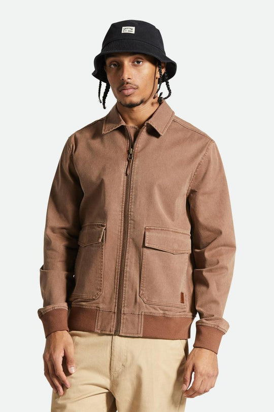 
       Brixton Dillinger Station Jacket - Sepia Sol Wash
     