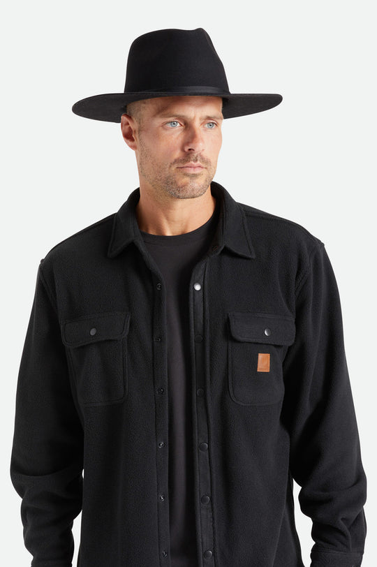 
       Brixton Cohen Cowboy Hat - Black
     