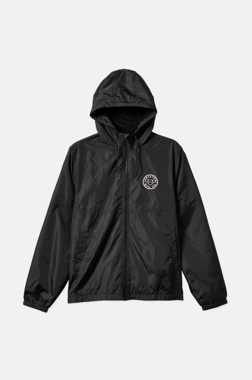 
       Brixton Claxton Crest Lightweight Jacket - Black/Black
     