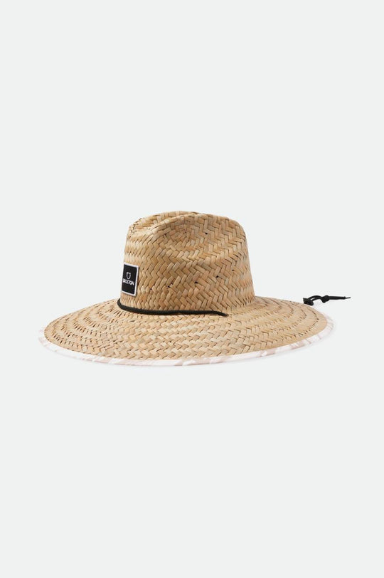 
       Brixton Alpha Square Lifeguard Hat - Toffee/Off White
     