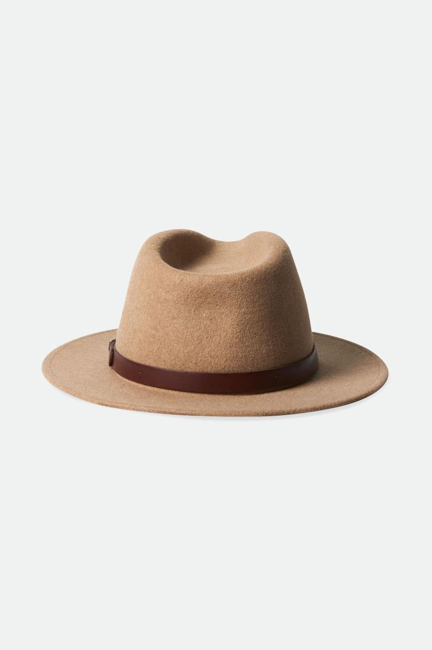 
       Brixton Messer Fedora - Heather Sand
     