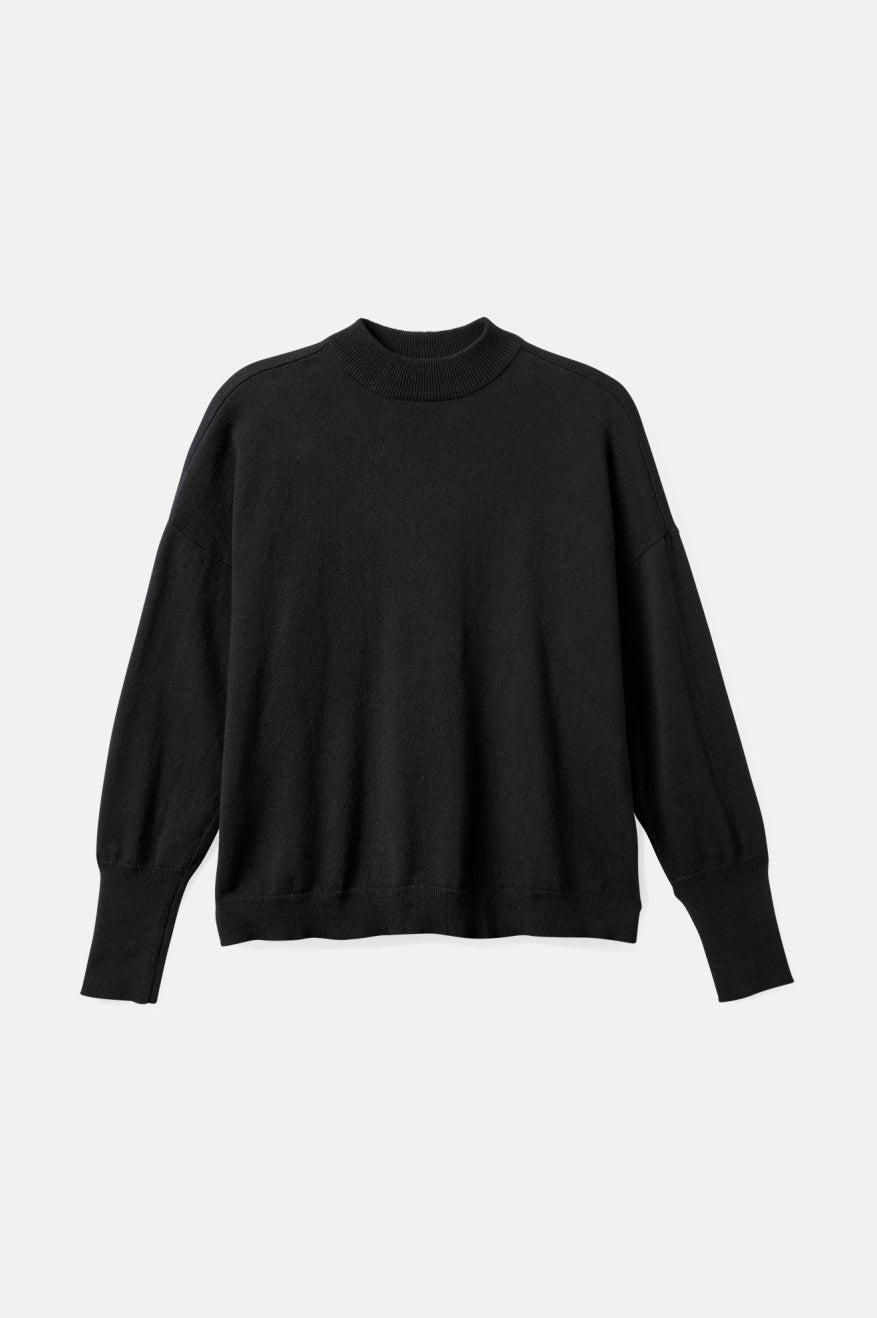 
       Brixton Reserve Women&#39;s Oversized Cashmere Sweater - Black
     