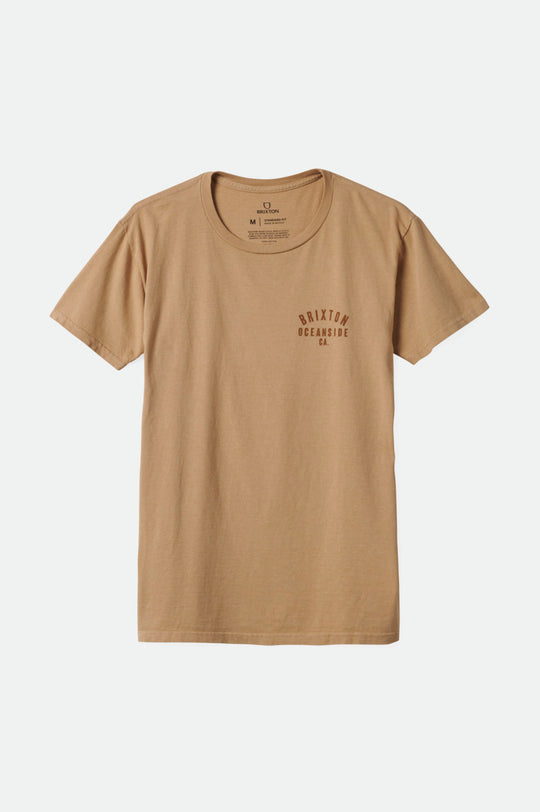 
       Brixton Woodburn Oceanside S/S Standard Tee - Mojave Garment Dye
     