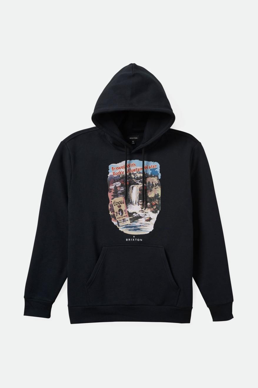 Coors Spring Hoodie Black Brixton