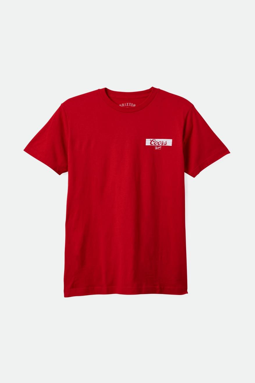 
       Brixton Coors Bar S/S Standard Tee - Red
     