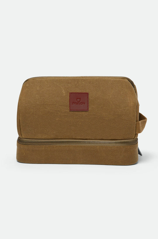 
       Brixton Traveler Dopp Kit - Olive Brown
     