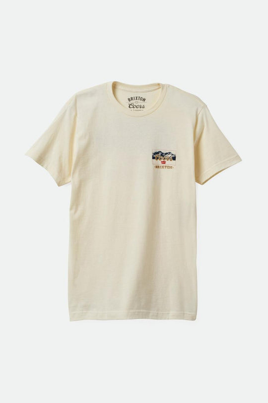 
       Brixton Coors Mirror S/S Standard Tee - Natural
     