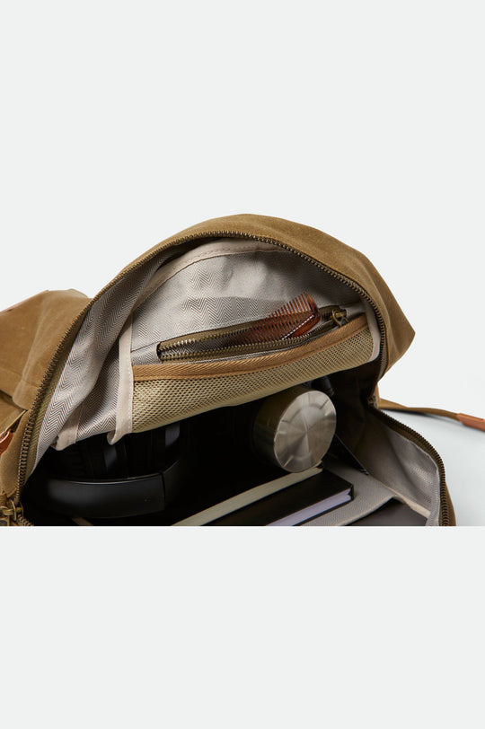 
       Brixton Traveler Backpack - Olive Brown
     