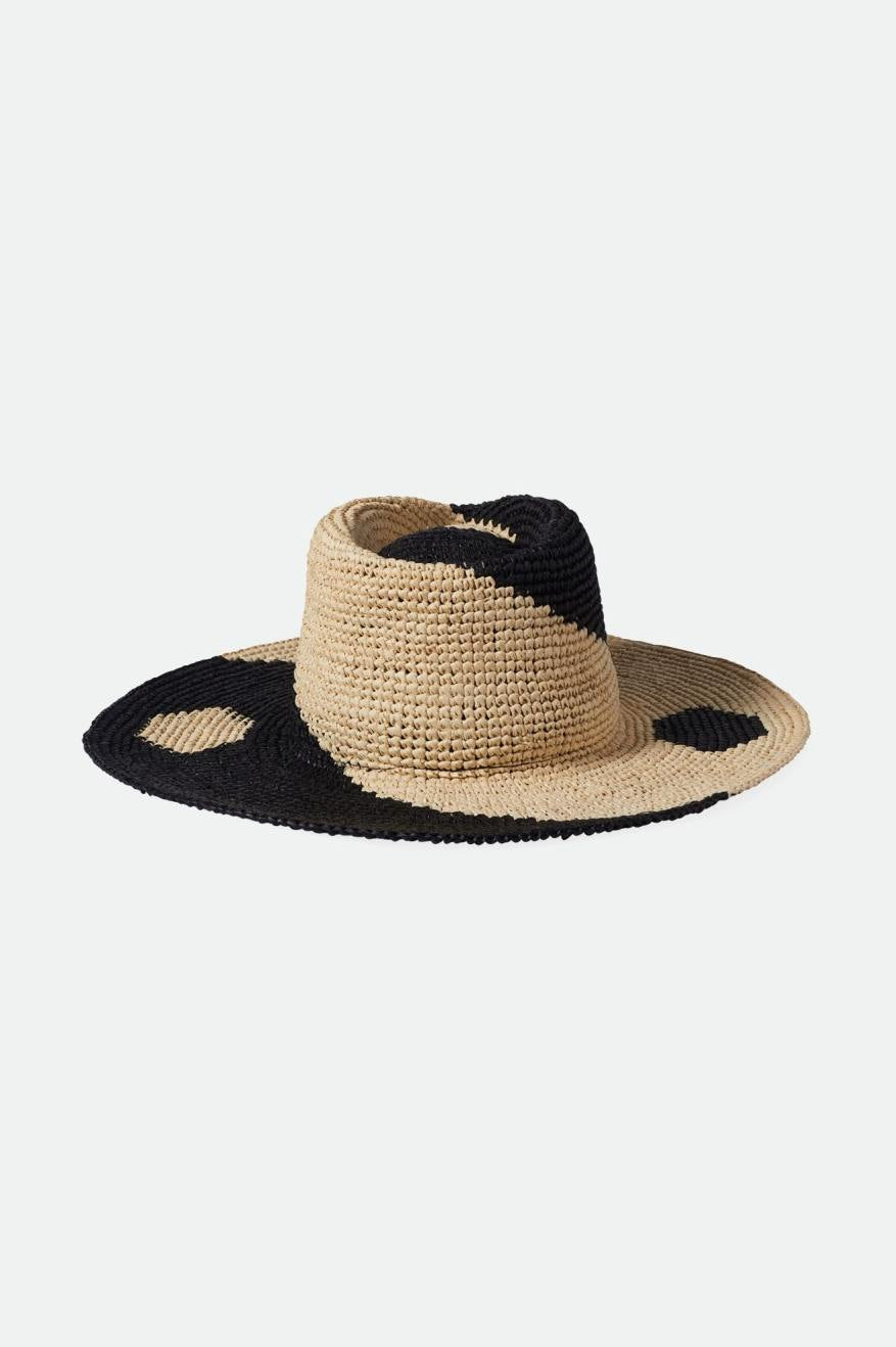 
       Brixton Madeira Pattern Straw Hat - Whitecap/Black
     