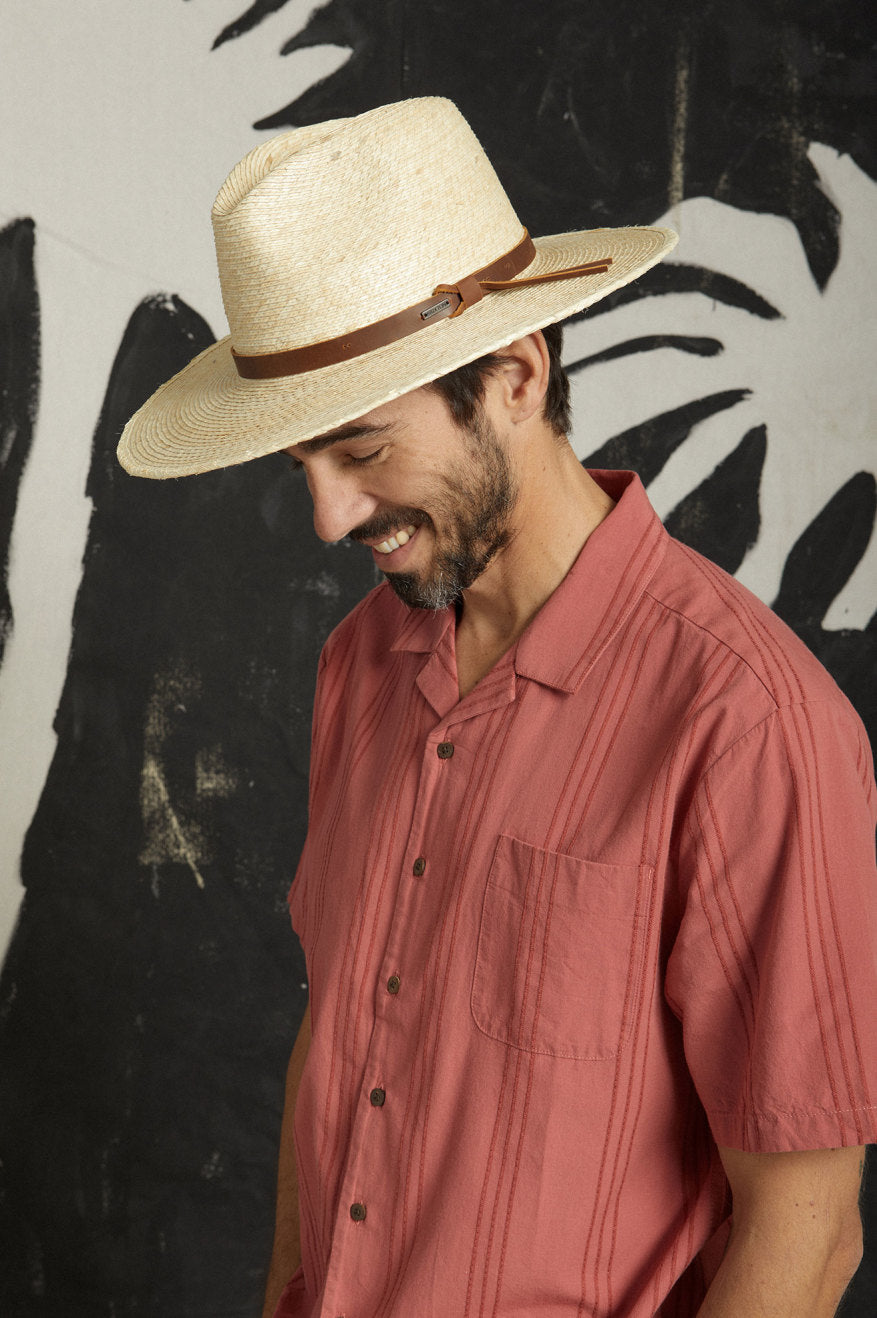 
       Brixton Field Proper Straw Hat - Natural
     