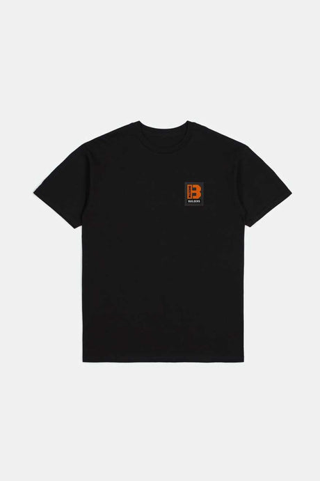 Brixton Men's Builders S/S Standard T-Shirt - Black | Main