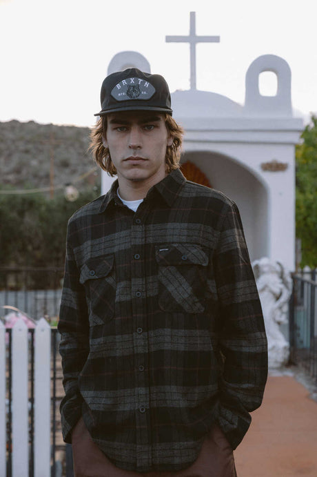 
       Men&#39;s Lifestyle 1 | Bowery L/S Flannel - Black/Charcoal
     