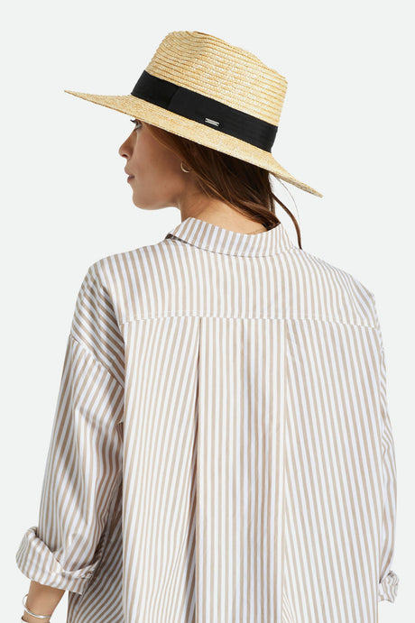 
       Brixton Women&#39;s Joanna Hat - Honey | Back fit
     