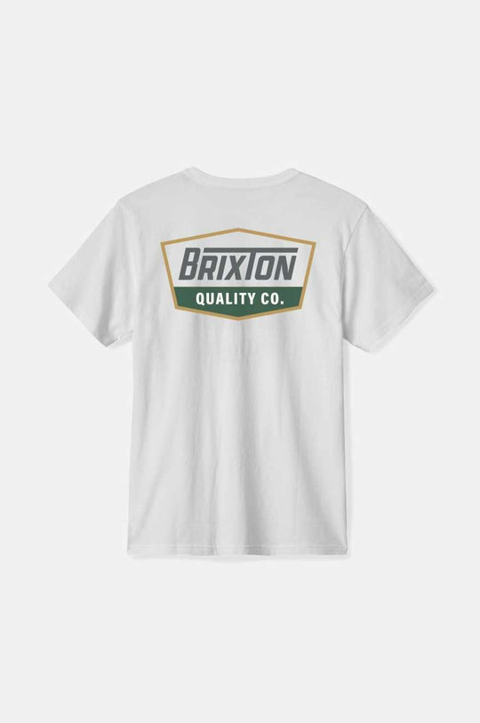 
       Brixton Regal S/S Standard T-Shirt - White/Charcoal
     