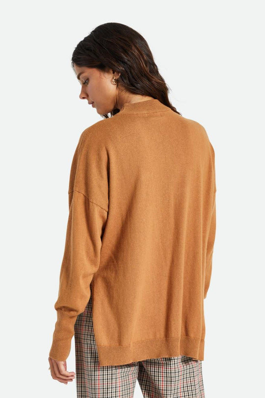 
       Brixton Reserve Women&#39;s Oversized Cashmere Sweater - Lion
     