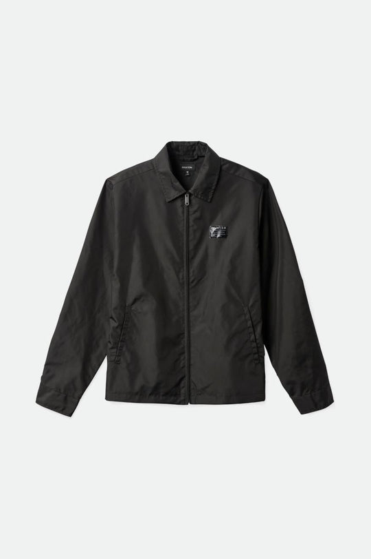 
       Brixton Utopia Vintage Nylon Jacket - Washed Black
     