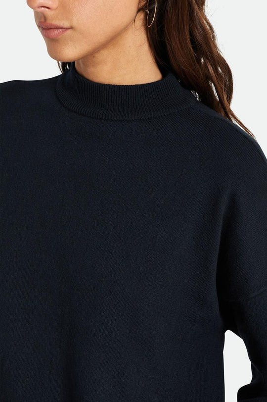 
       Brixton Reserve Women&#39;s Oversized Cashmere Sweater - Black
     