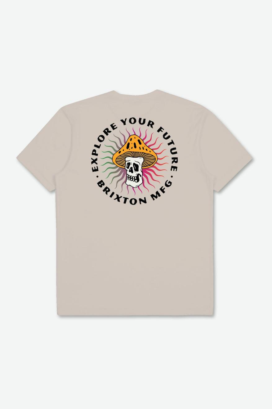 
       Brixton Future S/S Relaxed Tee - Cream Garment Dye
     