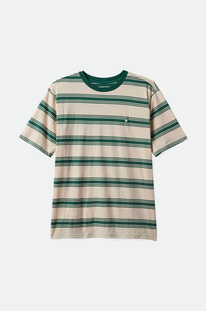 
       Brixton Hilt Shield S/S Tee - Whitecap/Spruce
     