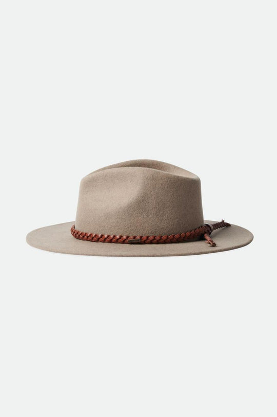 
       Brixton Messer Western Fedora - Heather Natural
     