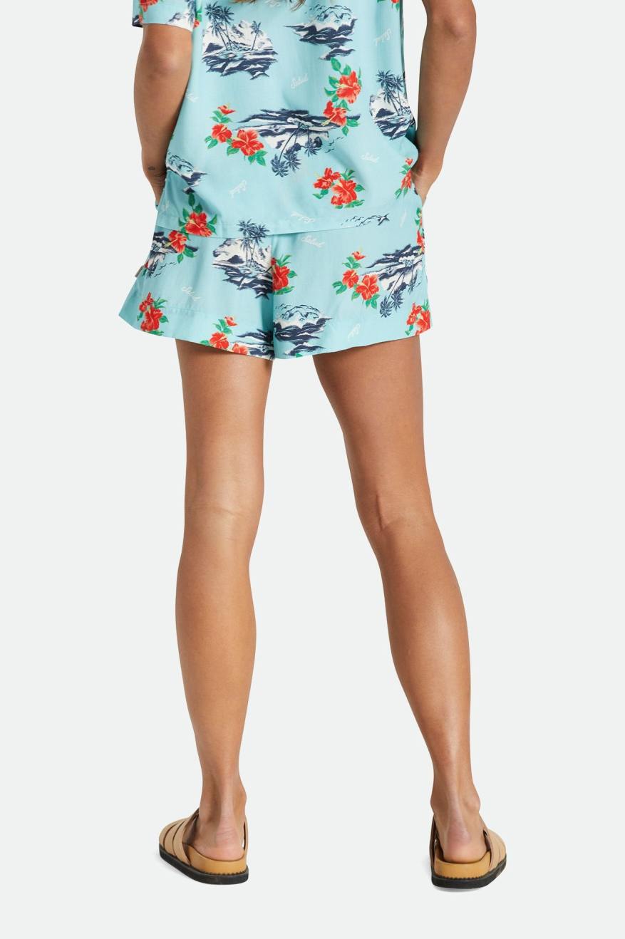 
       Brixton Paradise Short - Canal Blue
     