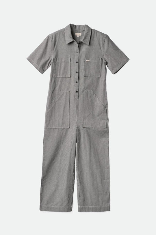 
       Brixton Sorrento S/S Coverall - Black/Off White
     