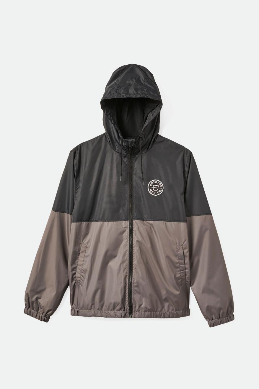 
       Brixton Claxton Crest Lightweight Jacket - Black/Charcoal
     