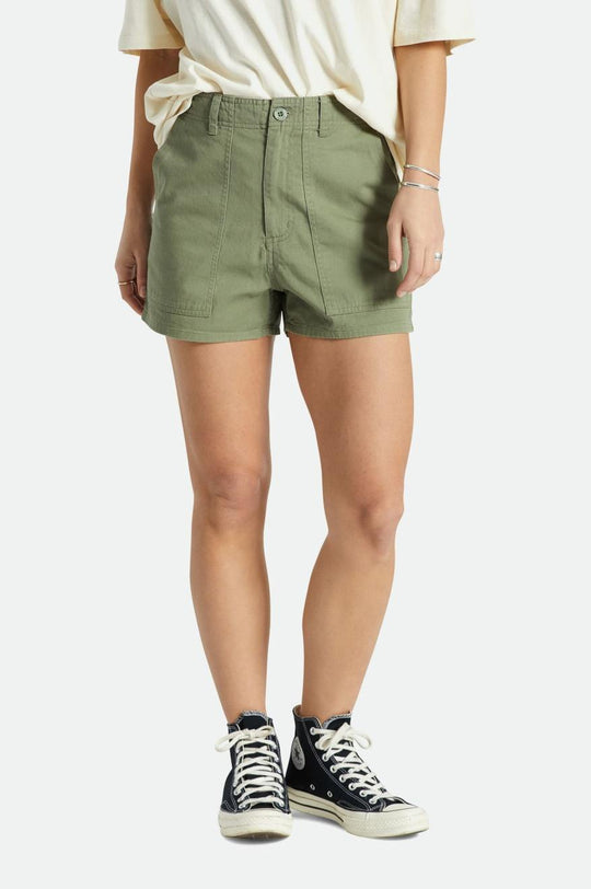 
       Brixton Vancouver Short - Olive Surplus
     