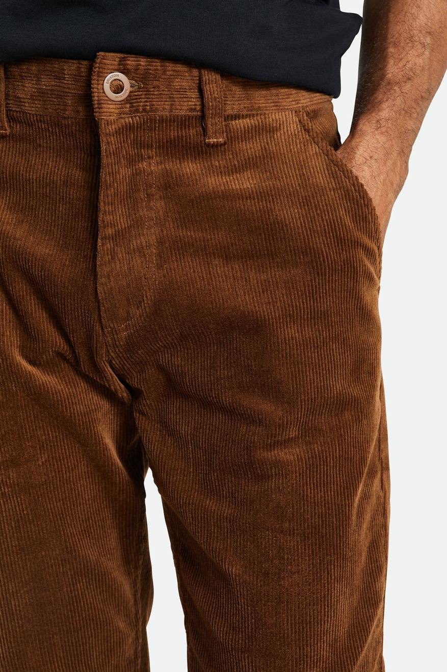 
       Brixton Choice Chino Regular Pant - Bison Cord
     