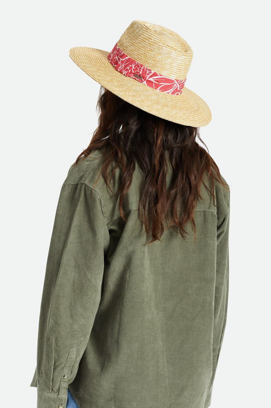 
       Brixton Joanna Hat - Honey/Aloha Red
     