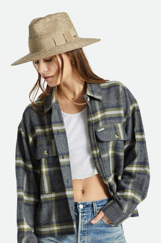 
       Brixton Joanna Short Brim Hat - Sand
     