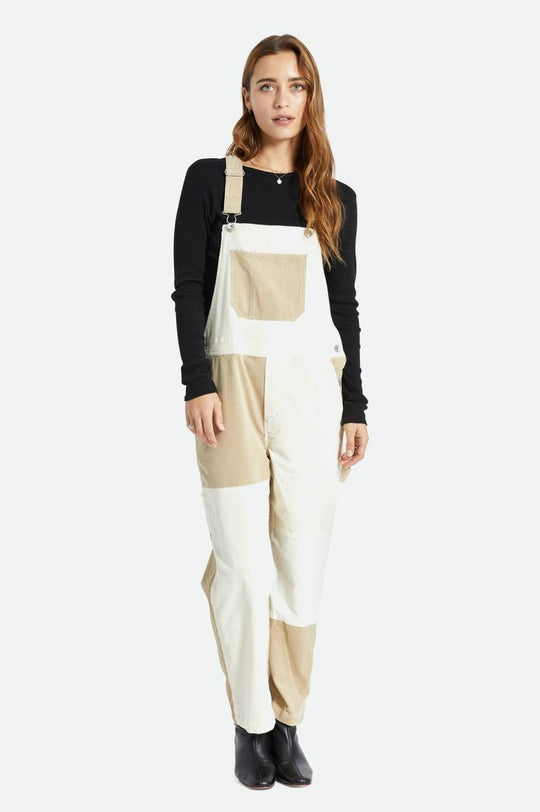 
       Brixton Christina Crop Overall - Dove/Vanilla
     