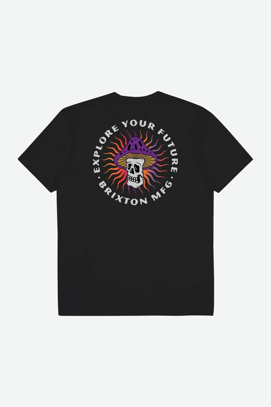 
       Brixton Future S/S Relaxed Tee - Black Garment Dye
     