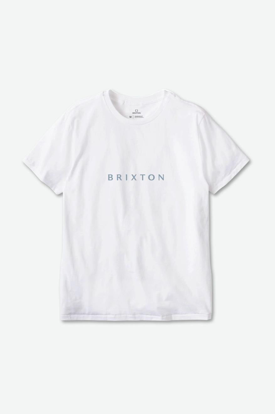 
       Brixton Alpha Line S/S Relaxed Tee - White Garment Dye
     