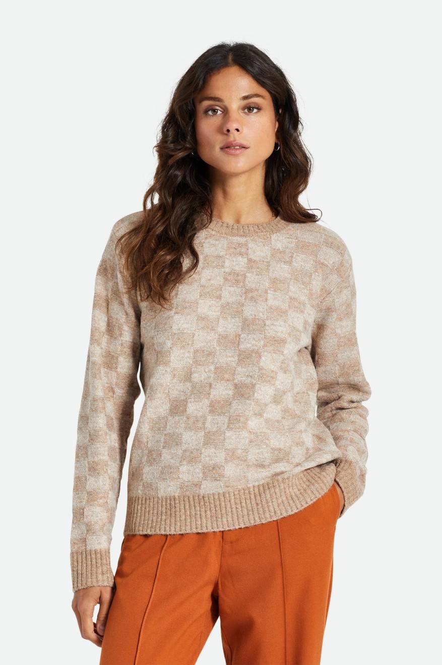 
       Brixton Carmen Sweater - Twig
     