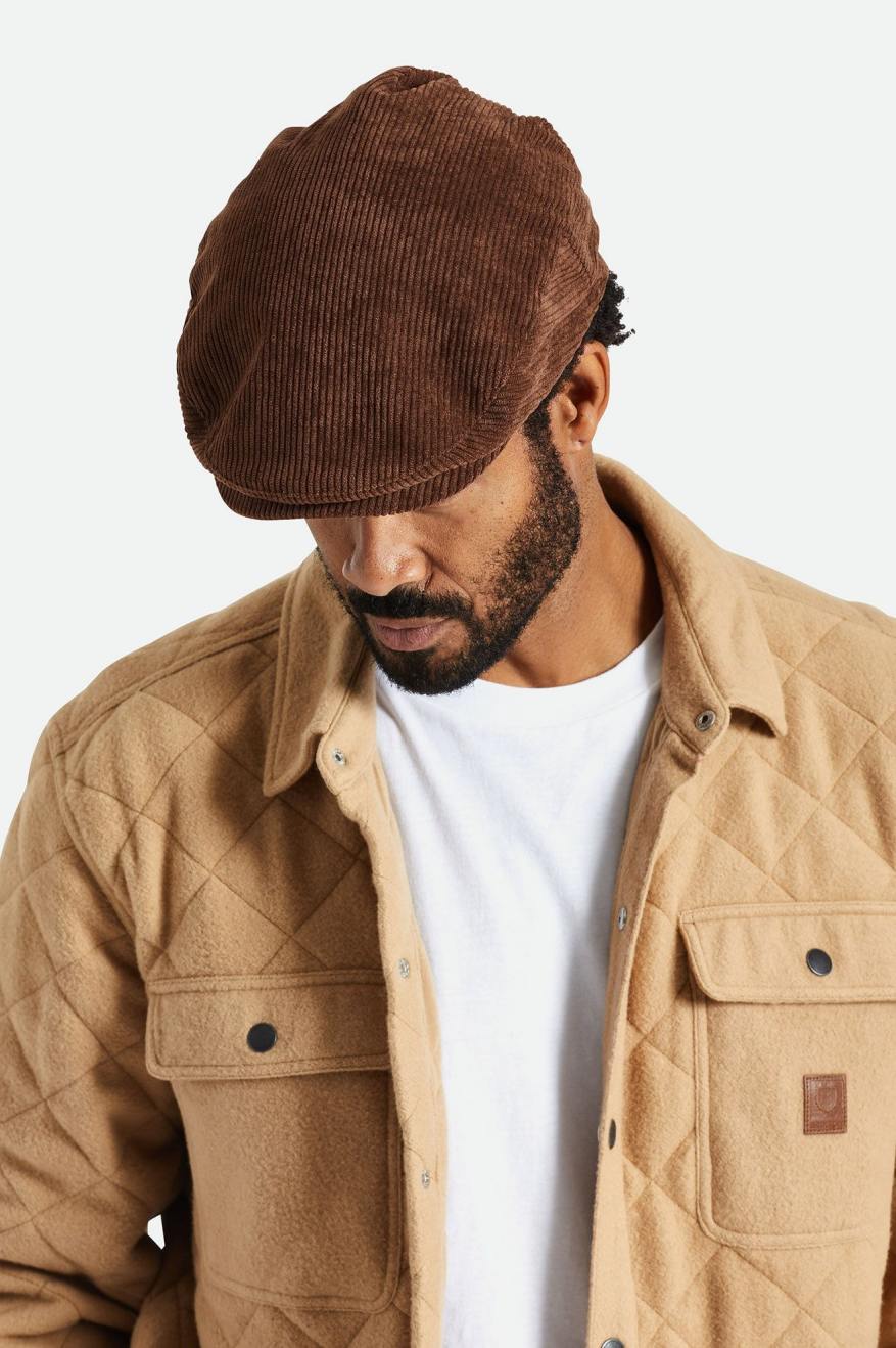 
       Brixton Hooligan Baggy Snap Cap - Brown Cord
     