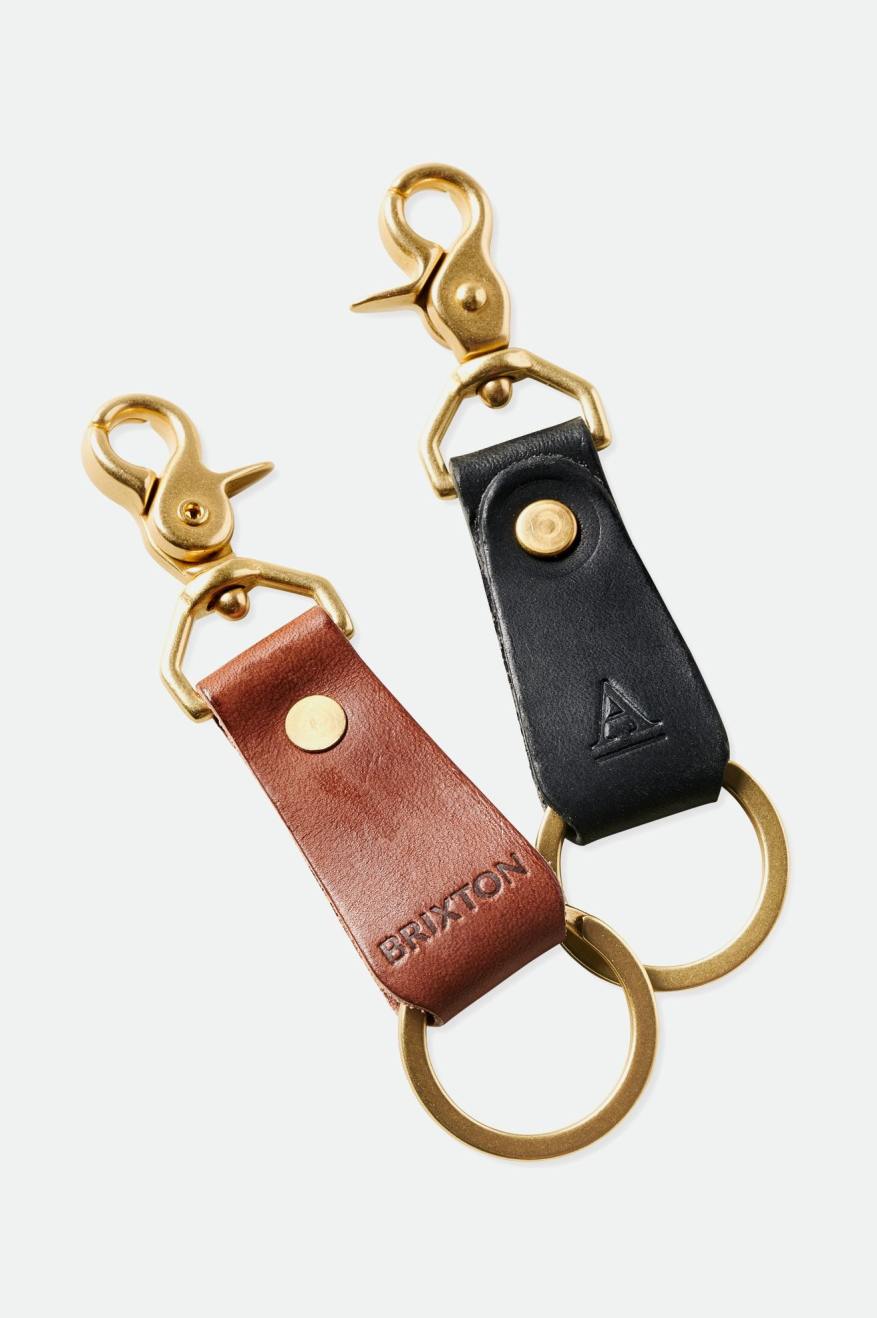 
       Brixton Brixton x Artifact Leather Key Clip - Brown
     