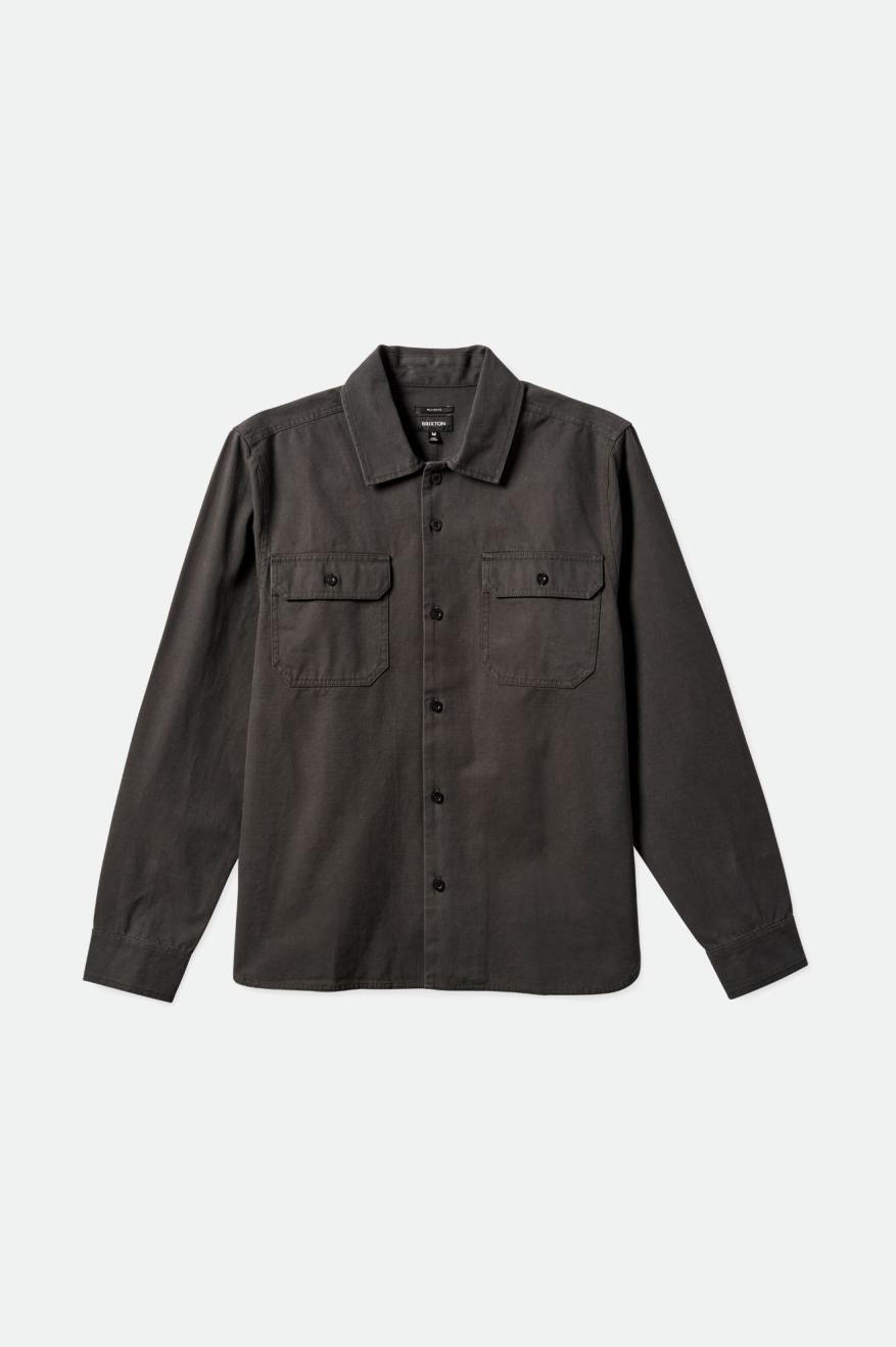 
       Brixton Bowery Surplus Overshirt - Washed Black
     