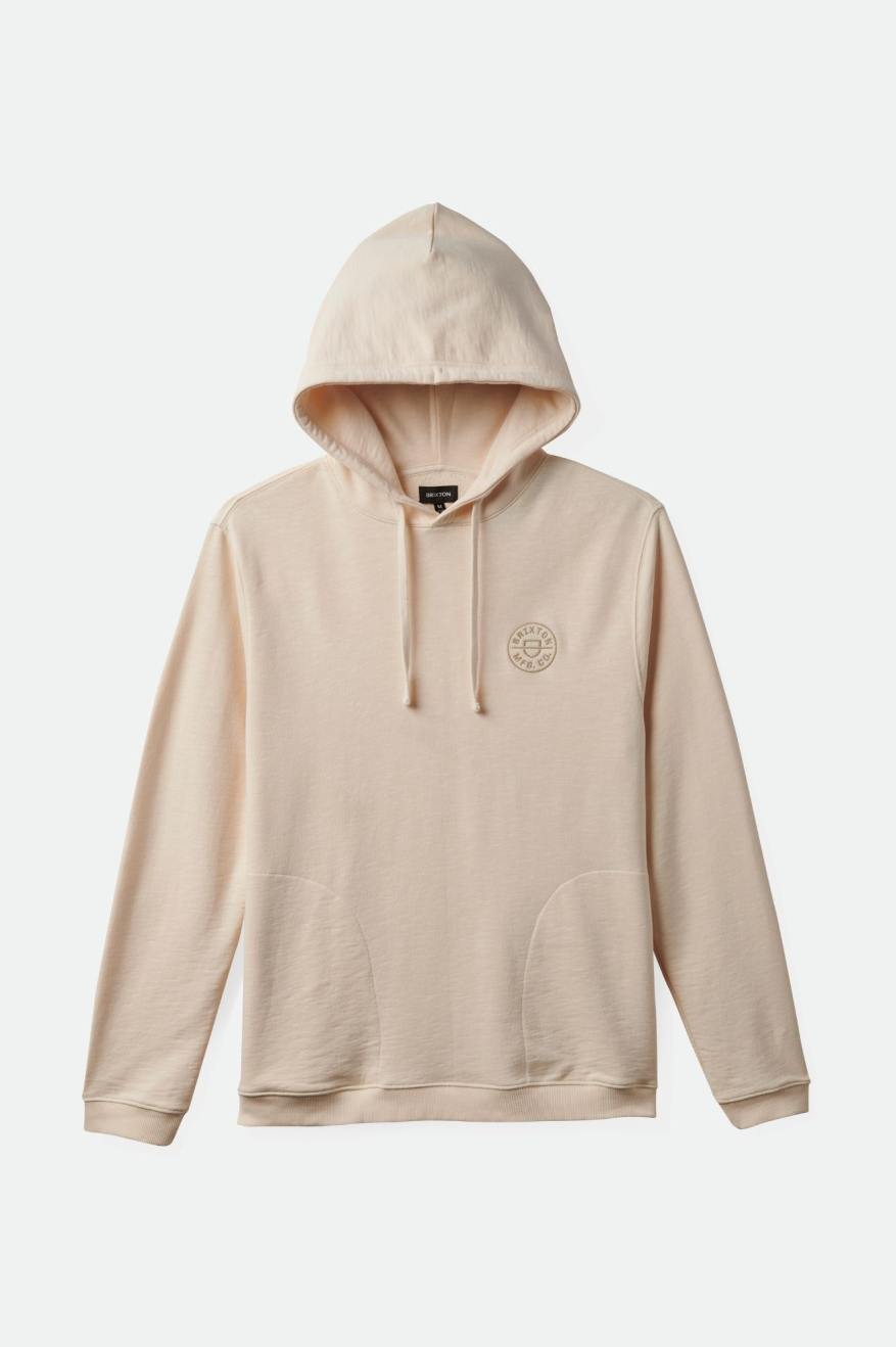 
       Brixton Crest Summer Weight French Terry Hood - Whitecap
     