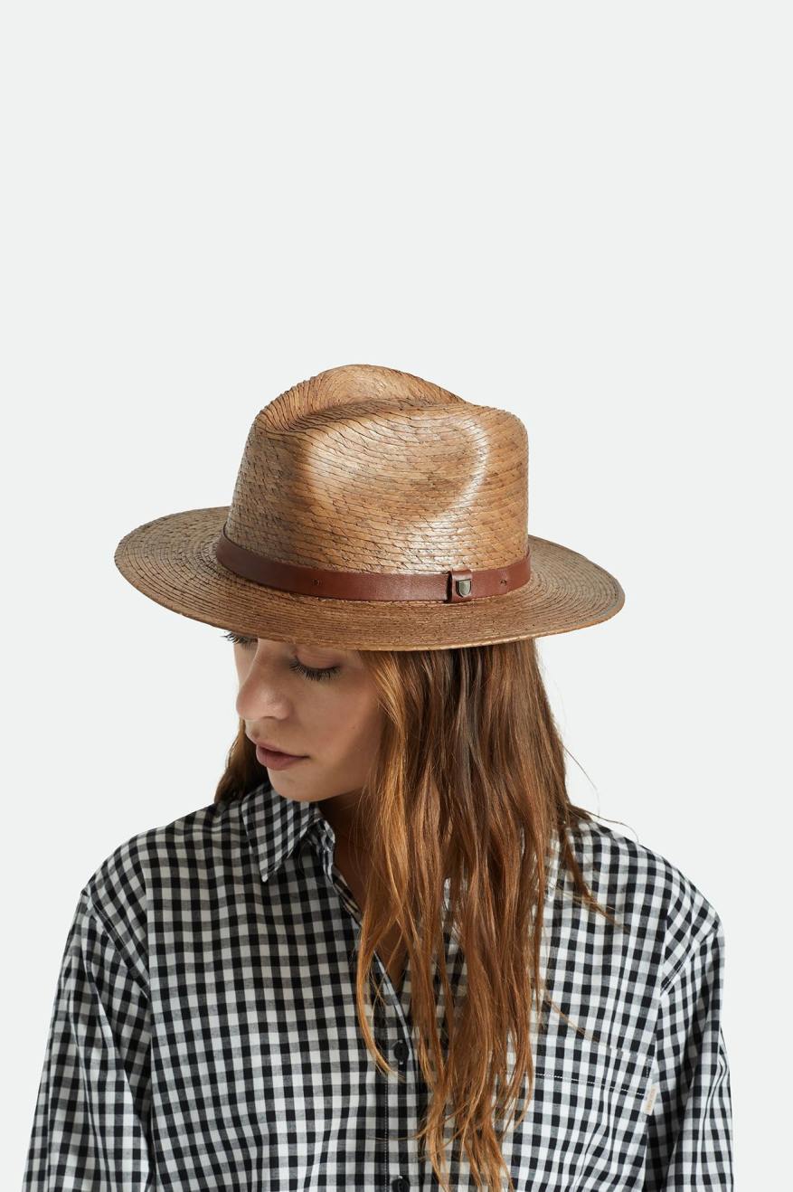 
       Brixton Messer Straw Fedora - Toffee
     