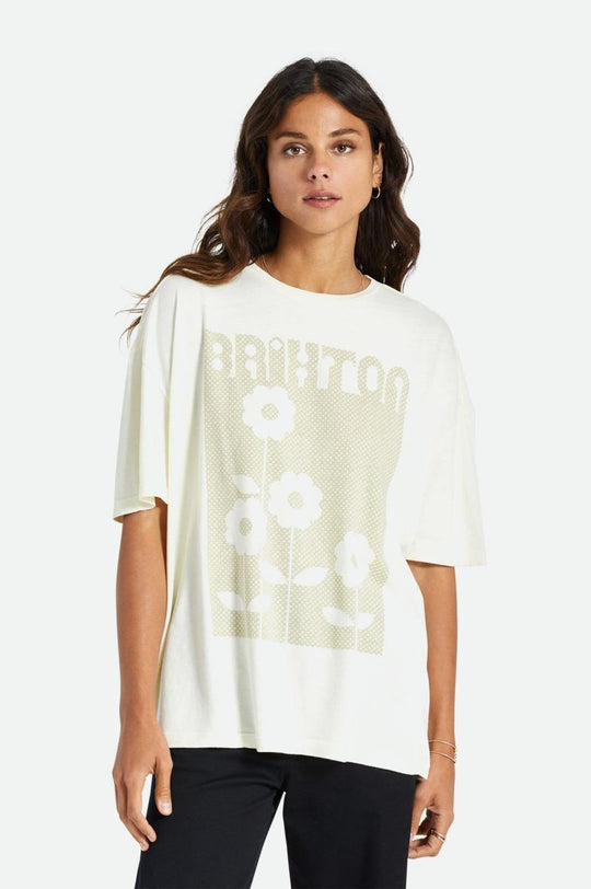 
       Brixton Blossom Oversized Boyfriend Tee - Dove
     