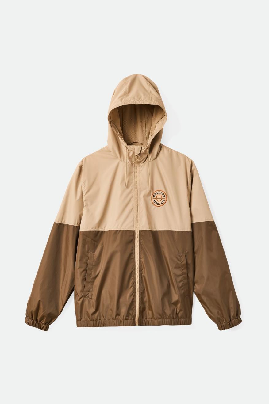 
       Brixton Claxton Crest Lightweight Jacket - Sand/Dark Earth
     