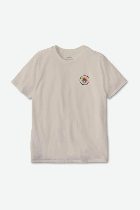 
       Brixton Future S/S Relaxed Tee - Cream Garment Dye
     