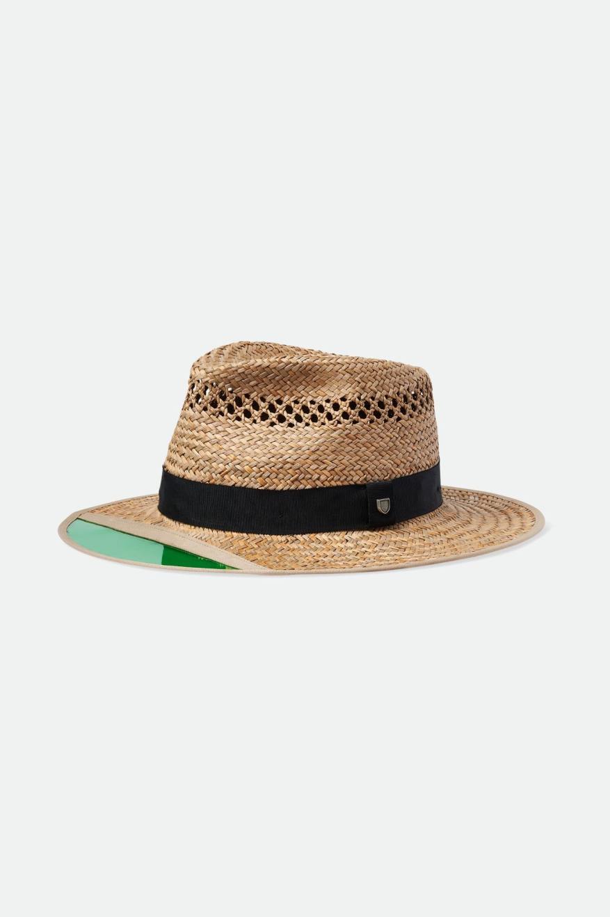 
       Brixton Hunter Straw Fedora - Tan
     