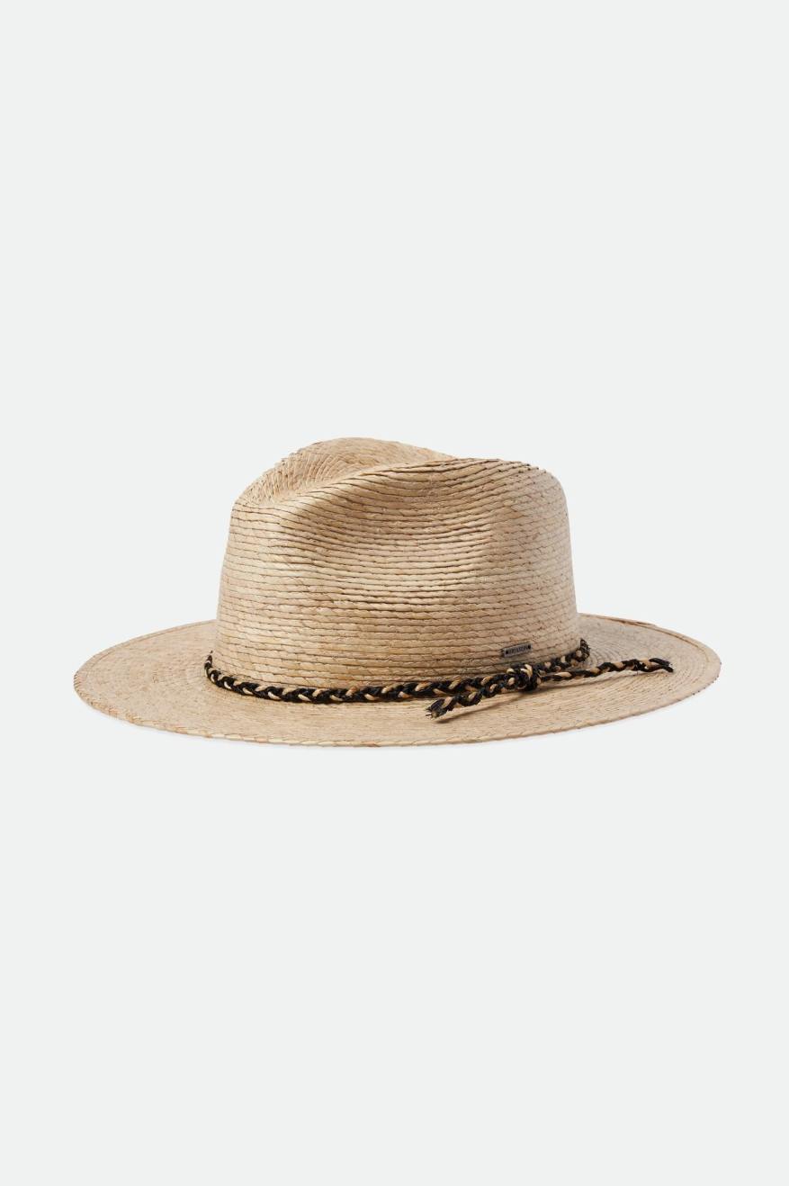 
       Brixton Messer Western Straw Fedora - Natural
     