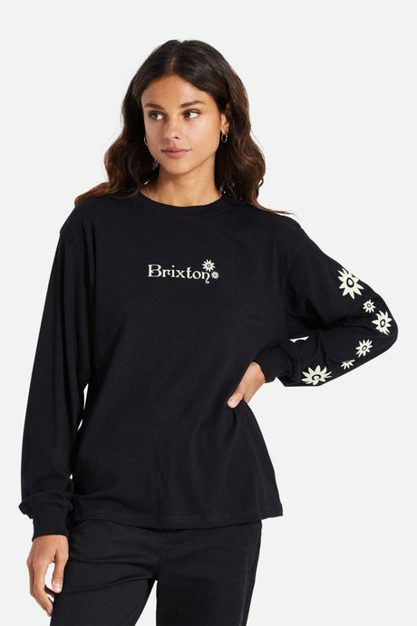 Gretel L/S Boyfriend Tee - Black