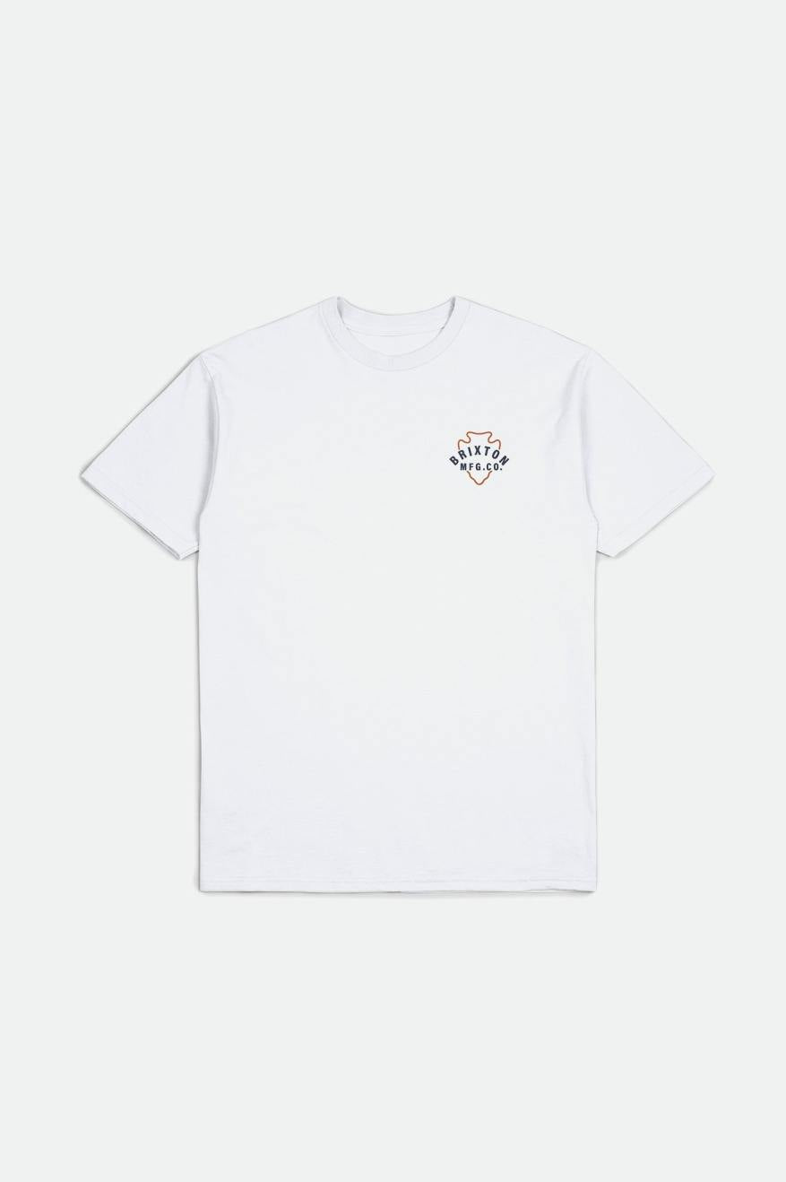 
       Brixton Cleburne S/S Standard Tee - White
     