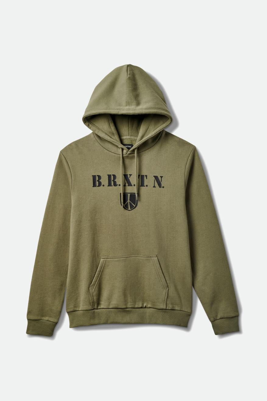 
       Brixton Peace Shield Hood - Olive Surplus
     