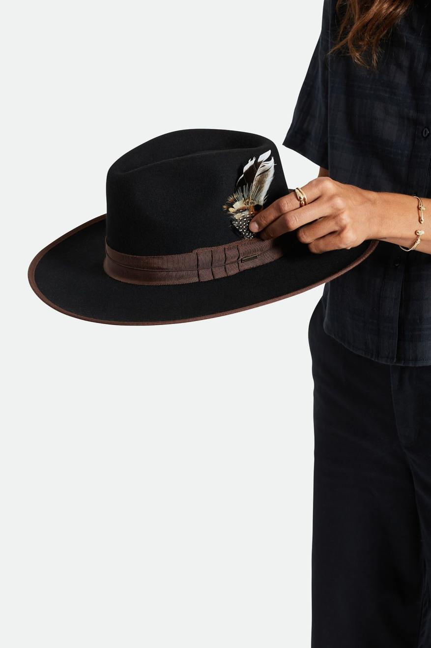 
       Brixton Brixton Hat Feather - Bison/Mojave/Burnt Orange
     